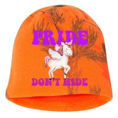 Celebrate Lgbtq Pride Events Month Pride DonT Hide Unicorn Kati - Camo Knit Beanie