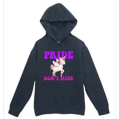 Celebrate Lgbtq Pride Events Month Pride DonT Hide Unicorn Urban Pullover Hoodie