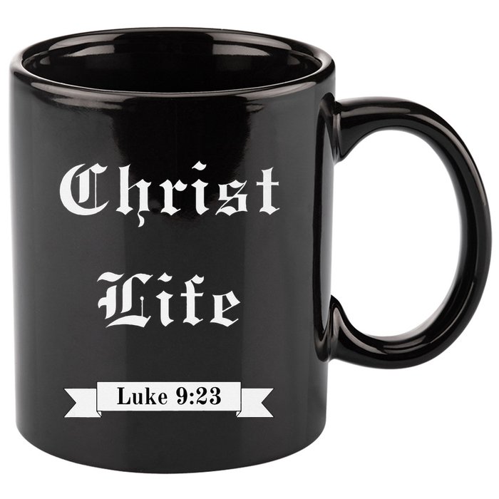 Christ Life Premium 11oz C Handle Ceramic Mug
