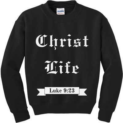 Christ Life Premium Kids Sweatshirt