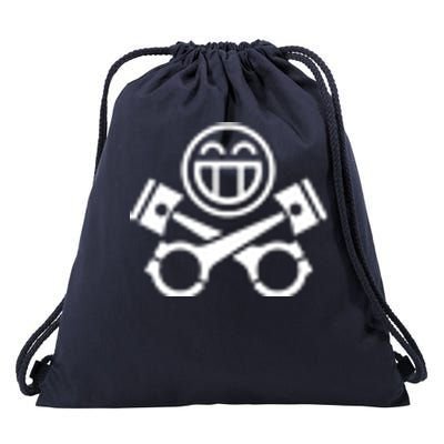 Car Lover Pocket Logo Drawstring Bag