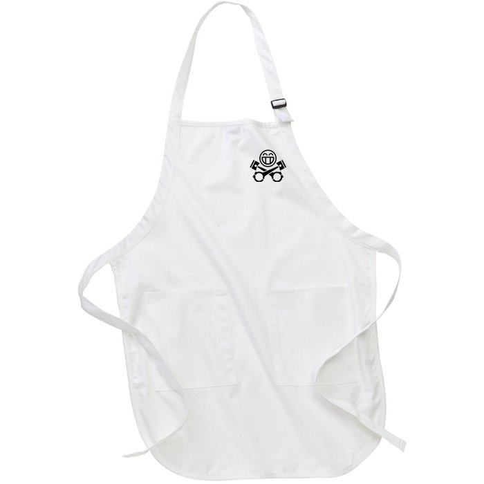 Car Lover Pocket Logo Full-Length Apron With Pockets