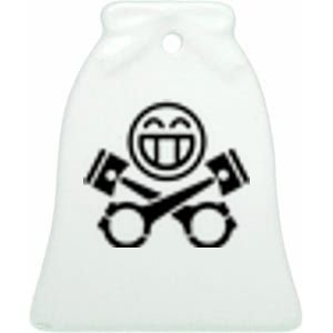 Car Lover Pocket Logo Ceramic Bell Ornament