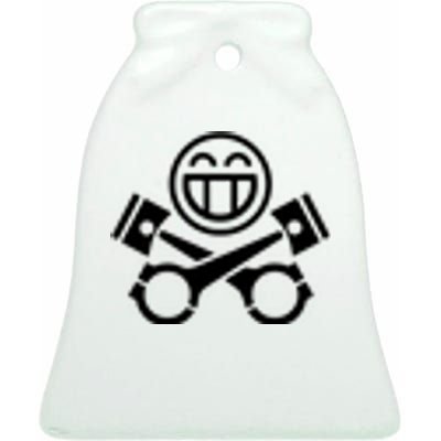 Car Lover Pocket Logo Ceramic Bell Ornament