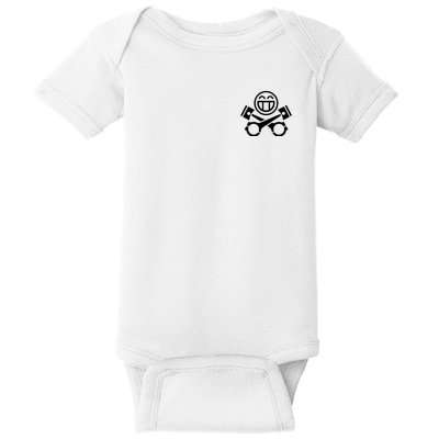 Car Lover Pocket Logo Baby Bodysuit