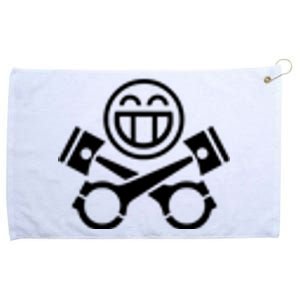 Car Lover Pocket Logo Grommeted Golf Towel