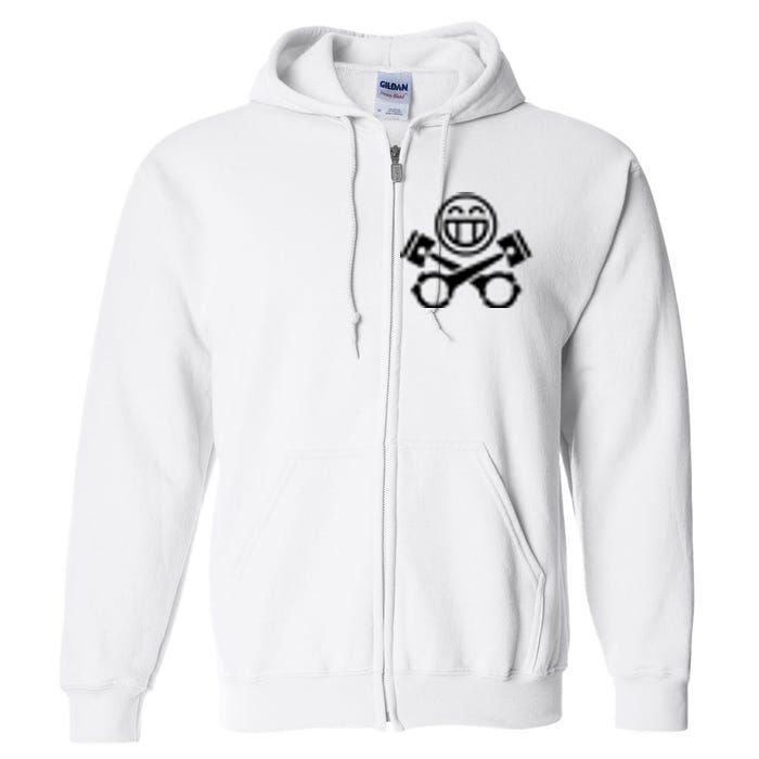 Car Lover Pocket Logo Full Zip Hoodie