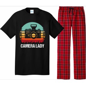 Camera Lady Photographer Gift Pajama Set