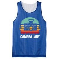 Camera Lady Photographer Gift Mesh Reversible Basketball Jersey Tank