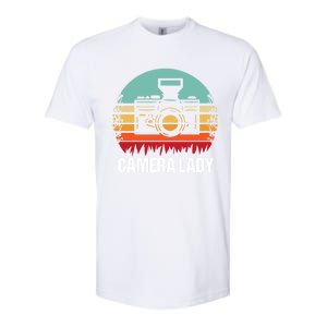 Camera Lady Photographer Gift Softstyle CVC T-Shirt