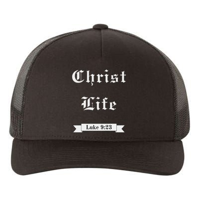 Christ Life Premium Yupoong Adult 5-Panel Trucker Hat