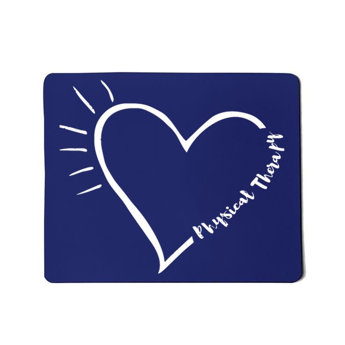 Cute Love Physical Therapy Therapist Shirts Gift For PT Mousepad