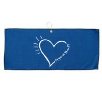 Cute Love Physical Therapy Therapist Shirts Gift For PT Large Microfiber Waffle Golf Towel