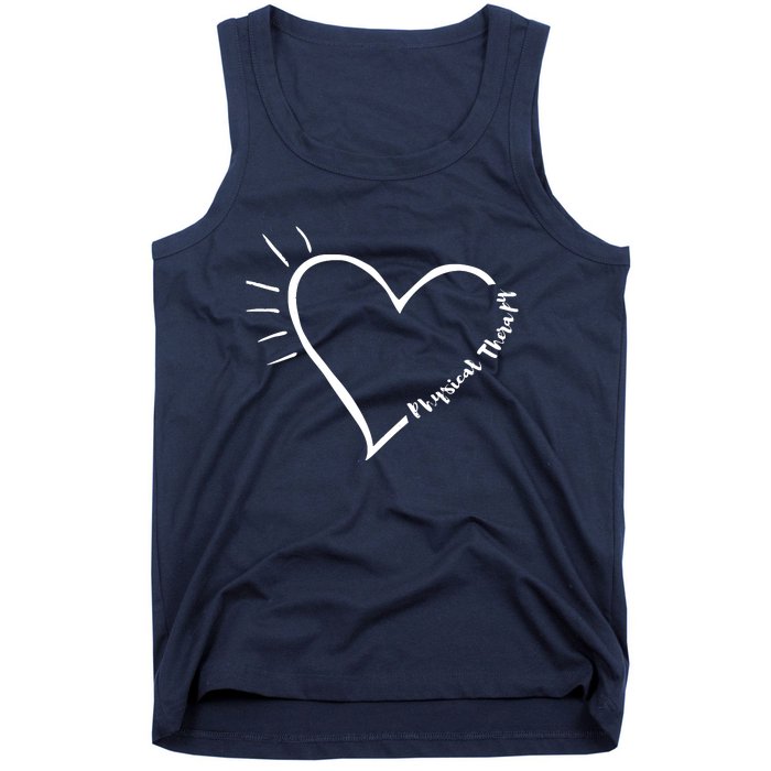 Cute Love Physical Therapy Therapist Shirts Gift For PT Tank Top