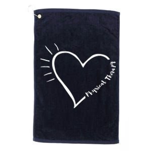 Cute Love Physical Therapy Therapist Shirts Gift For PT Platinum Collection Golf Towel