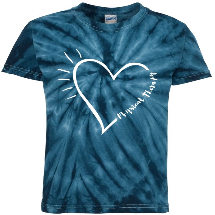 Cute Love Physical Therapy Therapist Shirts Gift For PT Kids Tie-Dye T-Shirt