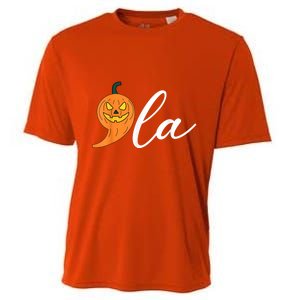 Comma +  La Pumpkin Kamala Harris Save Halloween 2024 Cooling Performance Crew T-Shirt