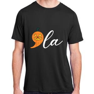 Comma +  La Pumpkin Kamala Harris Save Halloween 2024 Adult ChromaSoft Performance T-Shirt