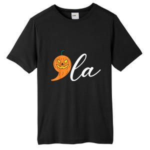 Comma +  La Pumpkin Kamala Harris Save Halloween 2024 Tall Fusion ChromaSoft Performance T-Shirt