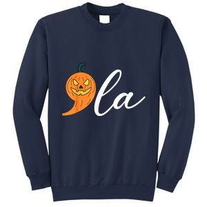 Comma +  La Pumpkin Kamala Harris Save Halloween 2024 Sweatshirt