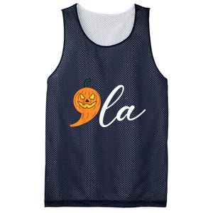 Comma +  La Pumpkin Kamala Harris Save Halloween 2024 Mesh Reversible Basketball Jersey Tank