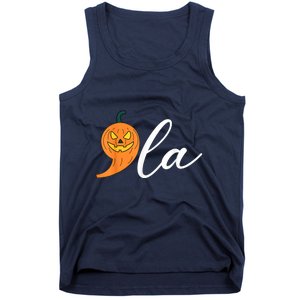 Comma +  La Pumpkin Kamala Harris Save Halloween 2024 Tank Top