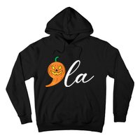 Comma +  La Pumpkin Kamala Harris Costume Halloween 2024 Hoodie