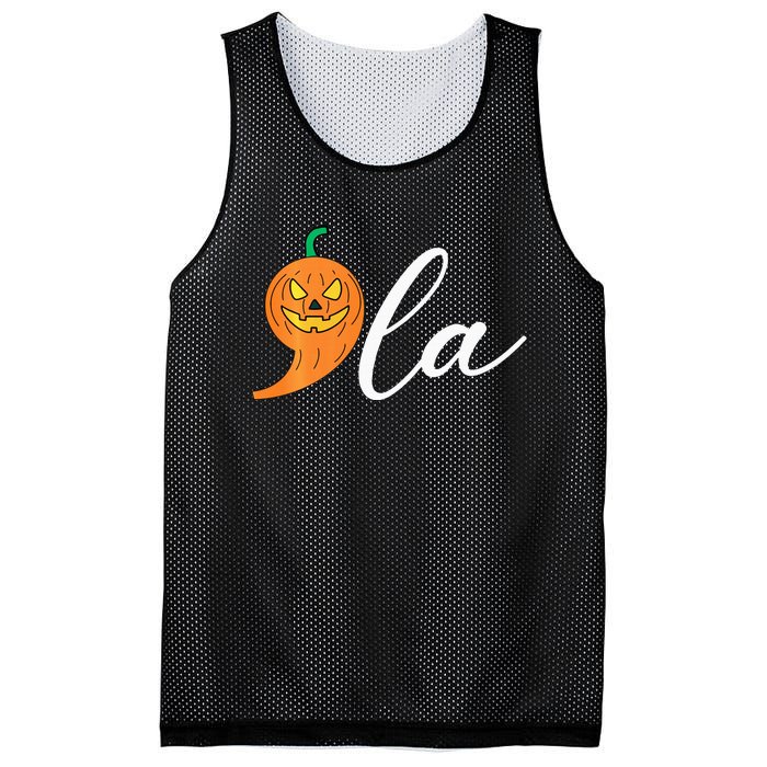 Comma +  La Pumpkin Kamala Harris Costume Halloween 2024 Mesh Reversible Basketball Jersey Tank