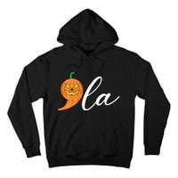 Comma +  La Pumpkin Kamala Harris Costume Halloween 2024 Tall Hoodie