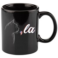 Comma La Patriot Cat Lover For Harris Walz 2024 Cool Gift 11oz C Handle Ceramic Mug