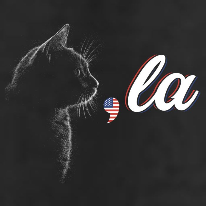 Comma La Patriot Cat Lover For Harris Walz 2024 Cool Gift Hat