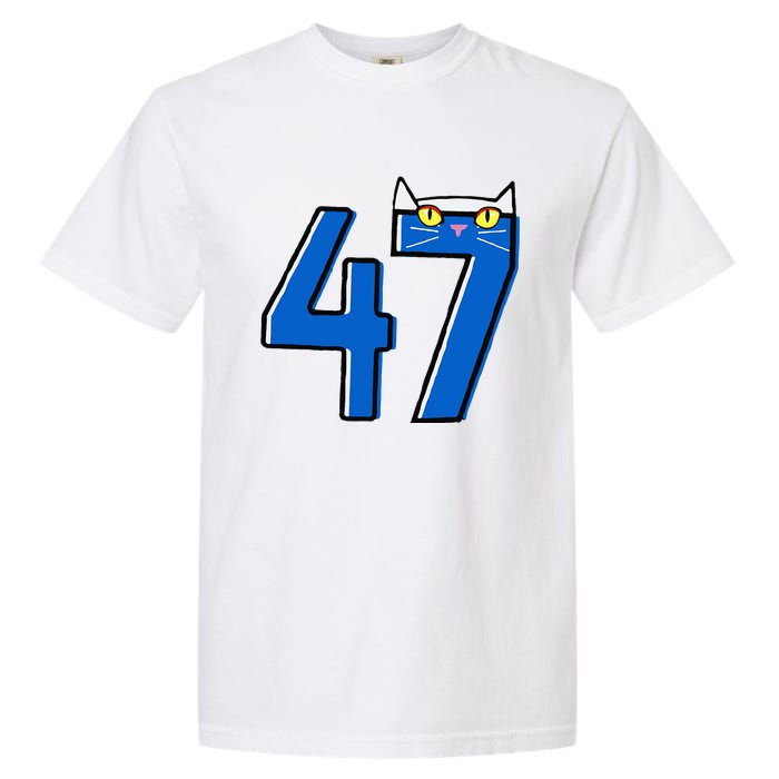 Cat Lettering Positive Funny Cat 47 Kalama Harris 2024 Garment-Dyed Heavyweight T-Shirt