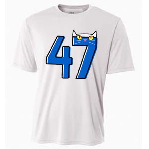 Cat Lettering Positive Funny Cat 47 Kalama Harris 2024 Cooling Performance Crew T-Shirt