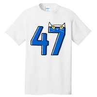 Cat Lettering Positive Funny Cat 47 Kalama Harris 2024 Tall T-Shirt