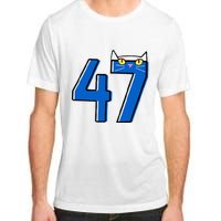 Cat Lettering Positive Funny Cat 47 Kalama Harris 2024 Adult ChromaSoft Performance T-Shirt