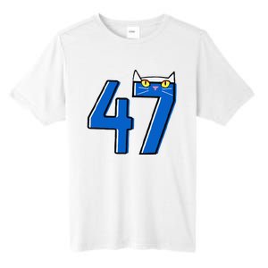 Cat Lettering Positive Funny Cat 47 Kalama Harris 2024 Tall Fusion ChromaSoft Performance T-Shirt