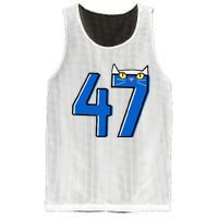 Cat Lettering Positive Funny Cat 47 Kalama Harris 2024 Mesh Reversible Basketball Jersey Tank