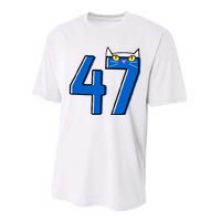 Cat Lettering Positive Funny Cat 47 Kalama Harris 2024 Performance Sprint T-Shirt