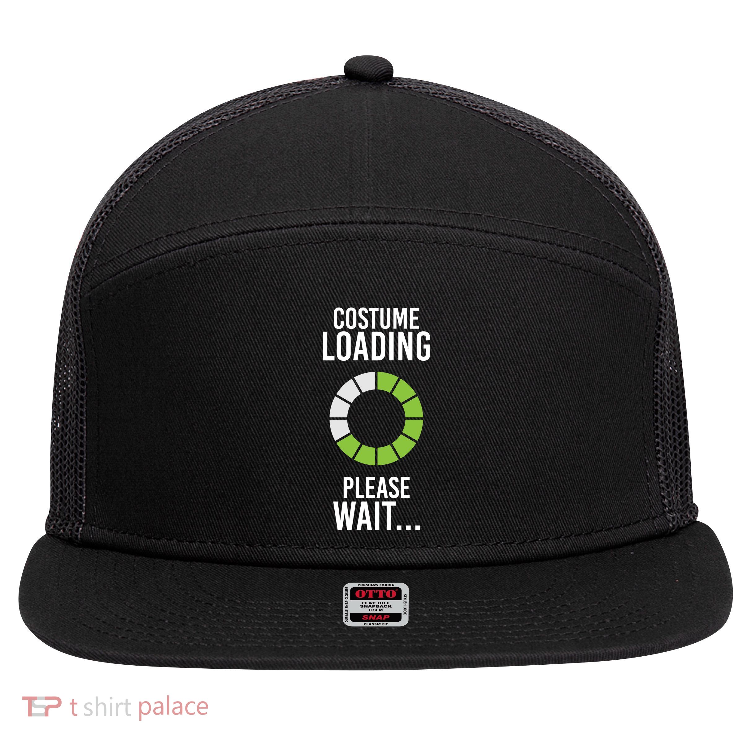 Costume Loading 7 Panel Mesh Trucker Snapback Hat