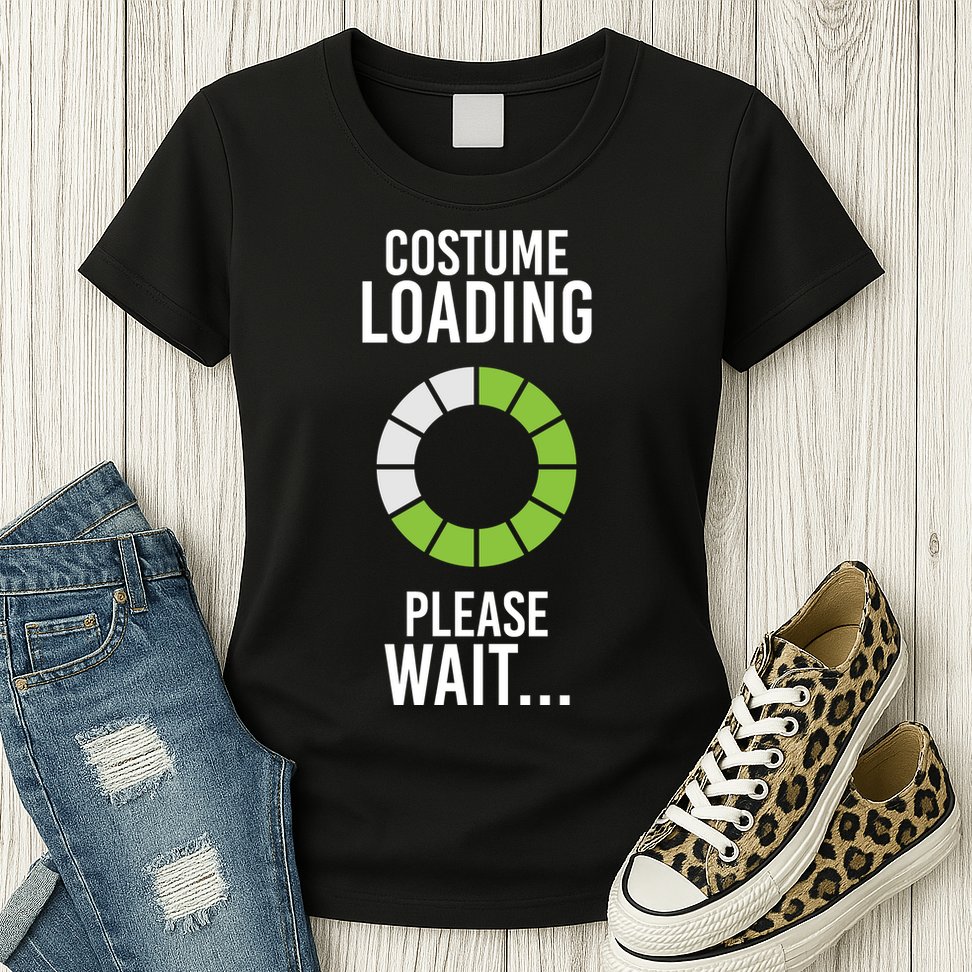 Costume Loading Womens T-Shirt