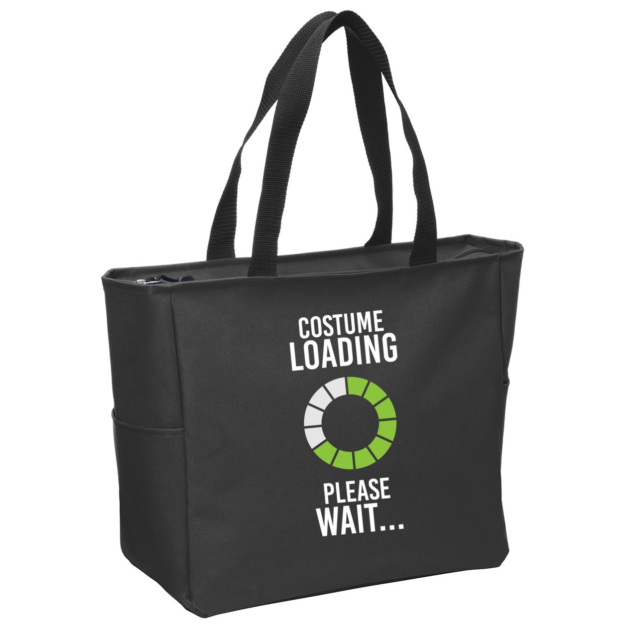 Costume Loading Zip Tote Bag