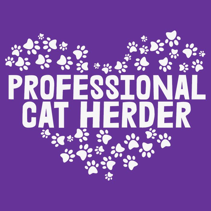 Cat Lover Professional Cat Herder Cat Day Cooling Performance Crew T-Shirt