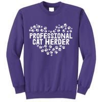 Cat Lover Professional Cat Herder Cat Day Sweatshirt