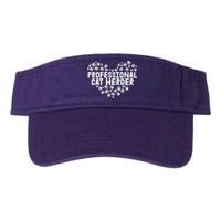 Cat Lover Professional Cat Herder Cat Day Visor