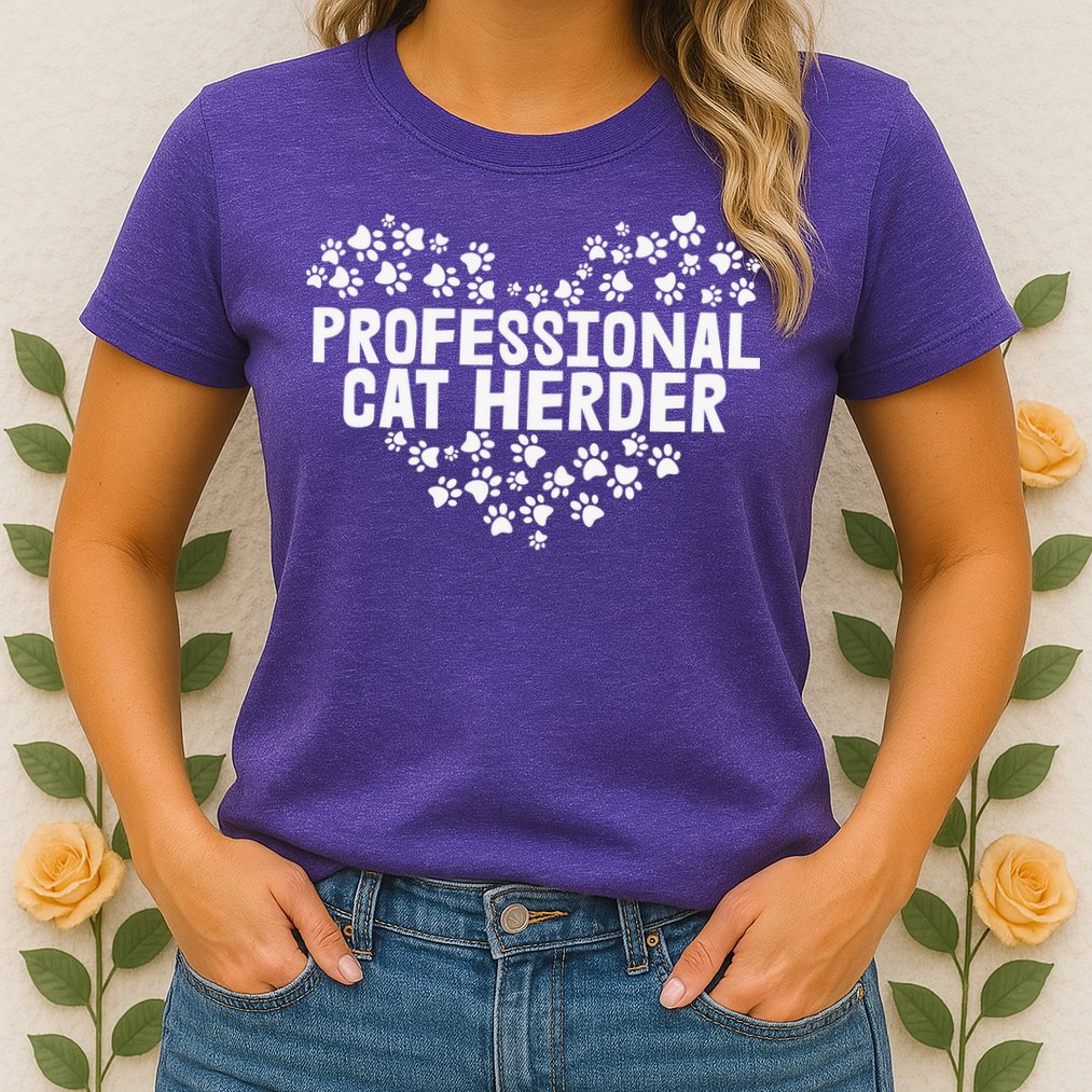 Cat Lover Professional Cat Herder Cat Day Womens T-Shirt