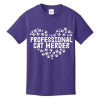 Cat Lover Professional Cat Herder Cat Day Kids T-Shirt