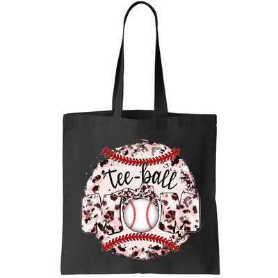 Cute Leopard Print Tee Ball Mom Bag