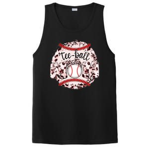 Cute Leopard Print Tee Ball Mom PosiCharge Competitor Tank