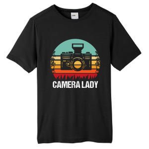 Camera Lady Photographer Gift Tall Fusion ChromaSoft Performance T-Shirt