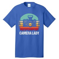 Camera Lady Photographer Gift Tall T-Shirt